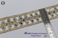 Fancy Mirror Handwork Lace