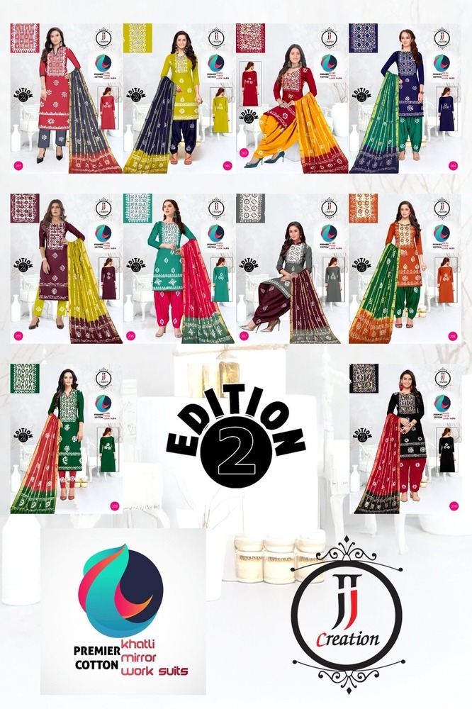 JJ Premier Vol-02  Dress Material