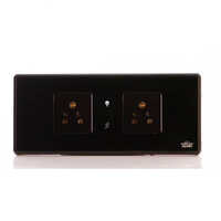 Touch 2 Switch 2 Socket - Color: Black