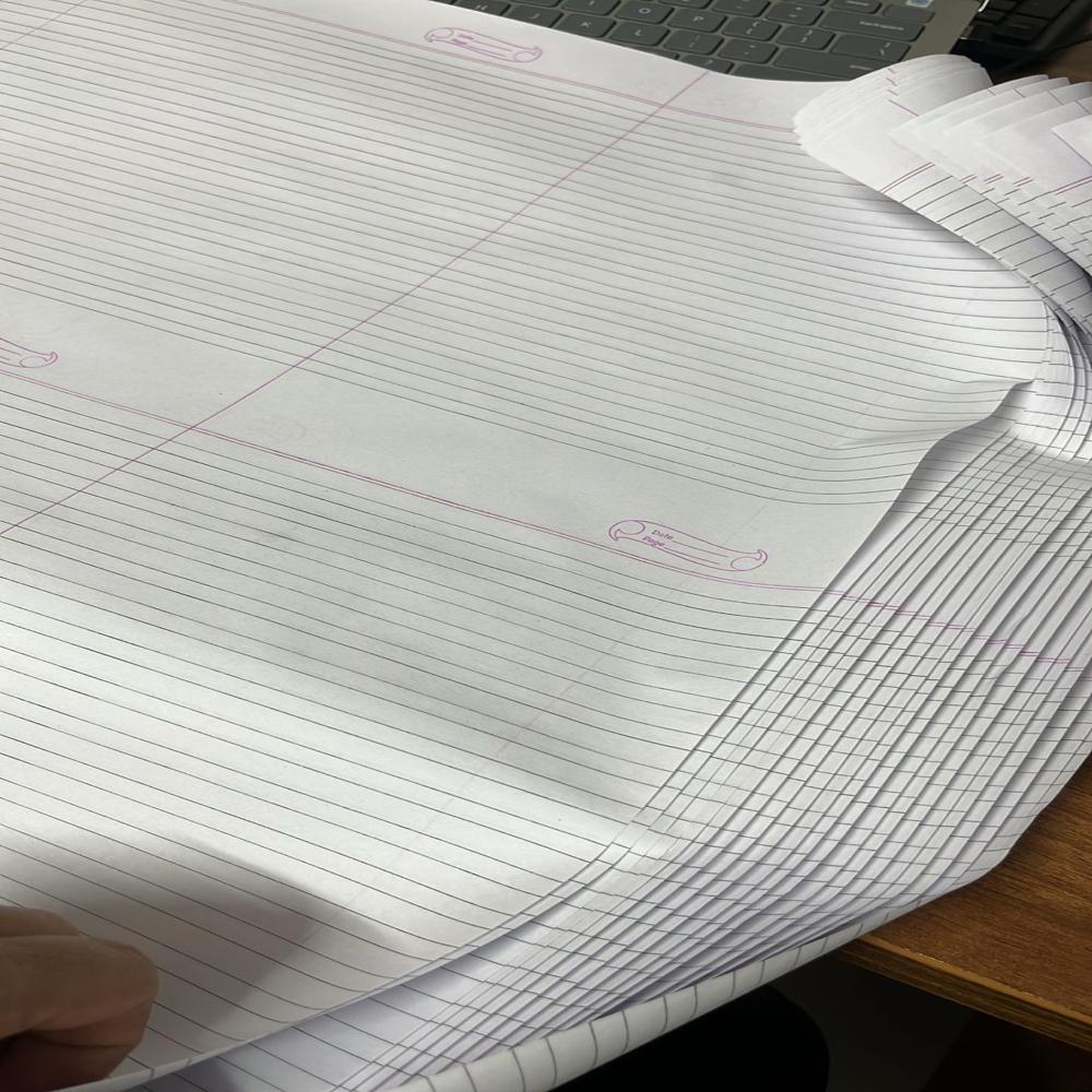 Ruled Note Book paper