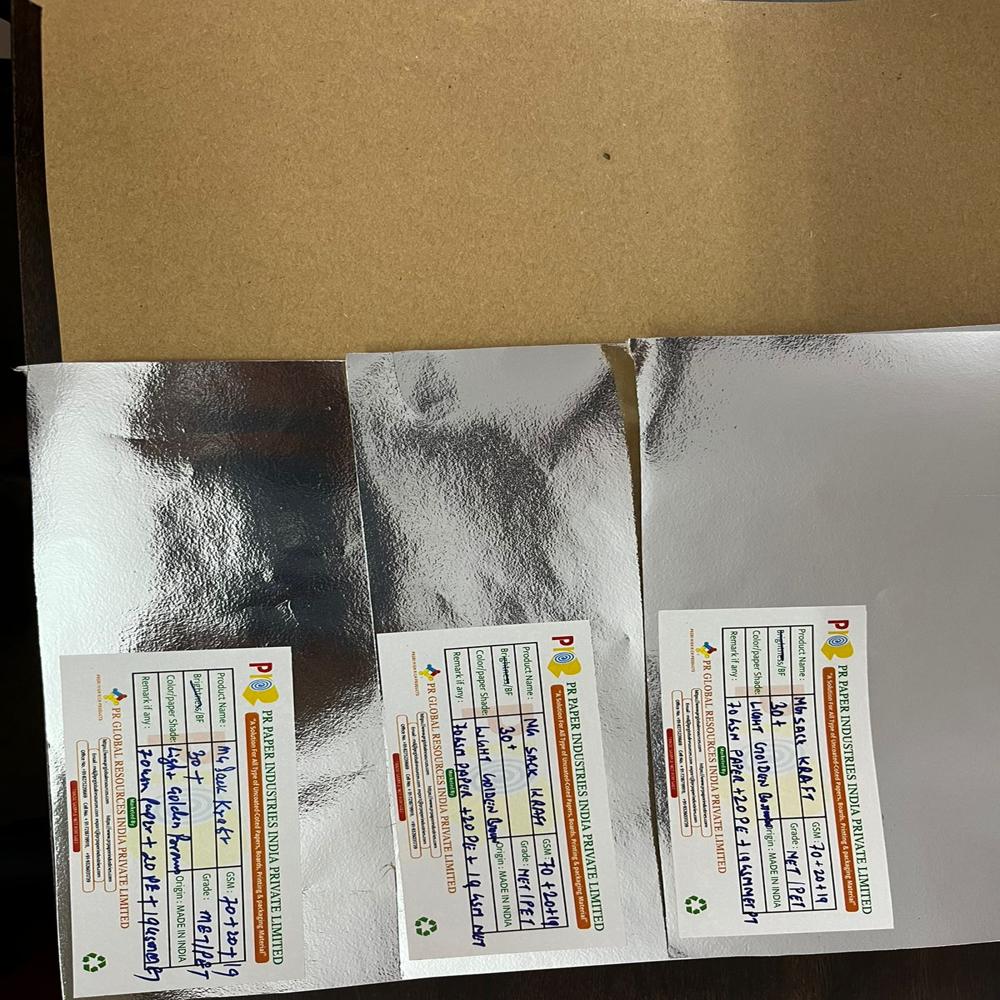 Metalized Paper And Boards - Color: Brown