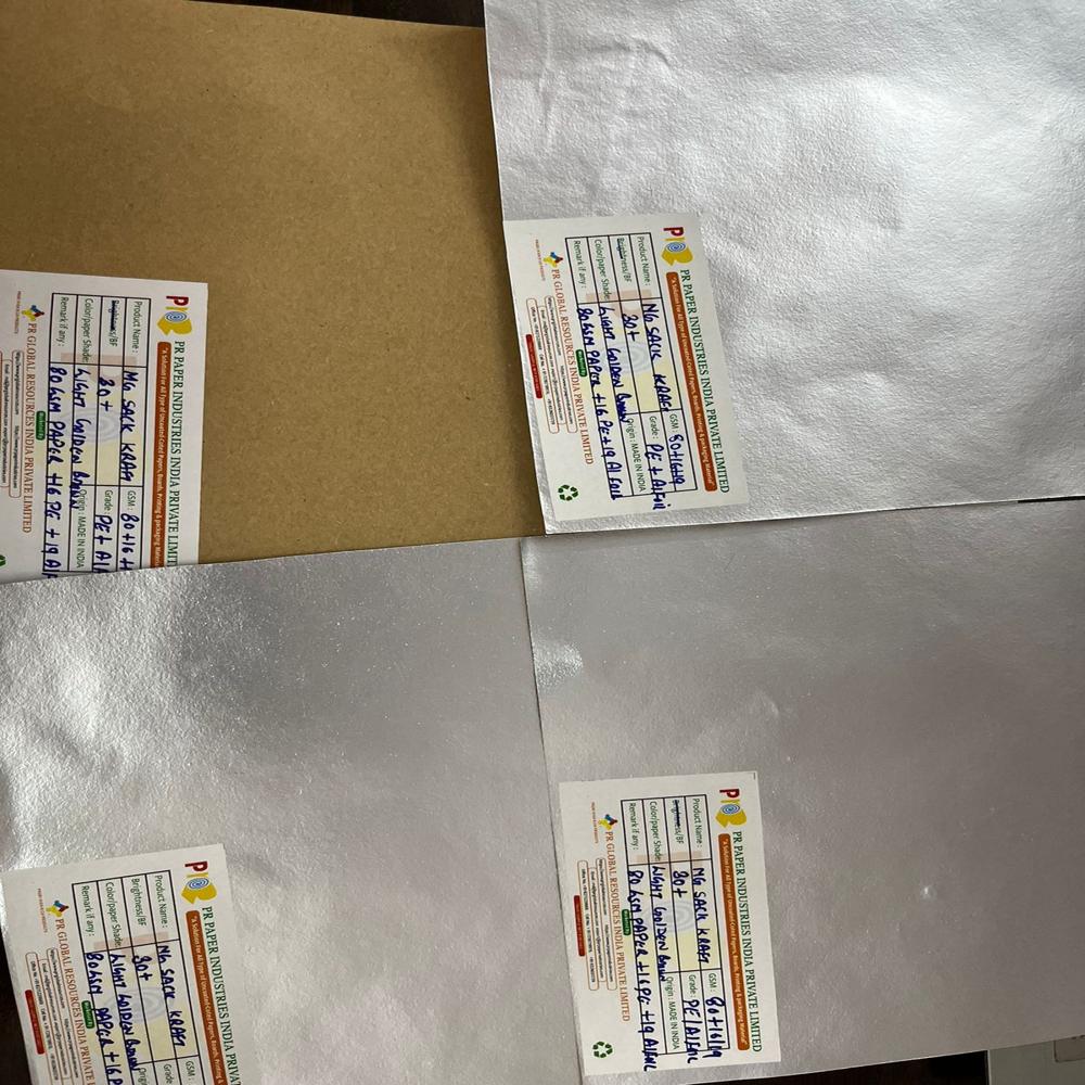 Metalized Paper And Boards - Color: Brown