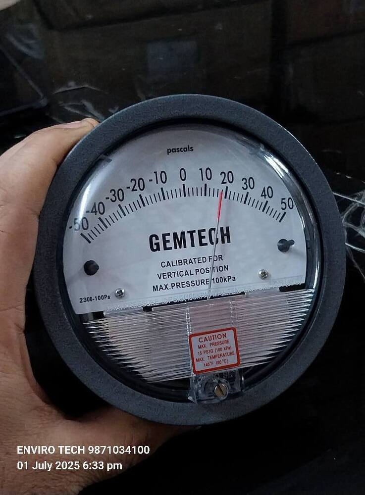 GEMTECH Differential Pressure Gauge Distributors In Hyderabad  Telangana