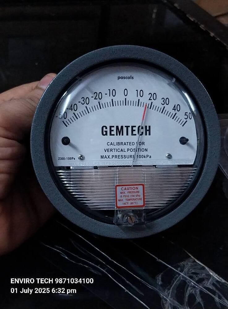 GEMTECH Differential Pressure Gauge Distributors In Hyderabad  Telangana