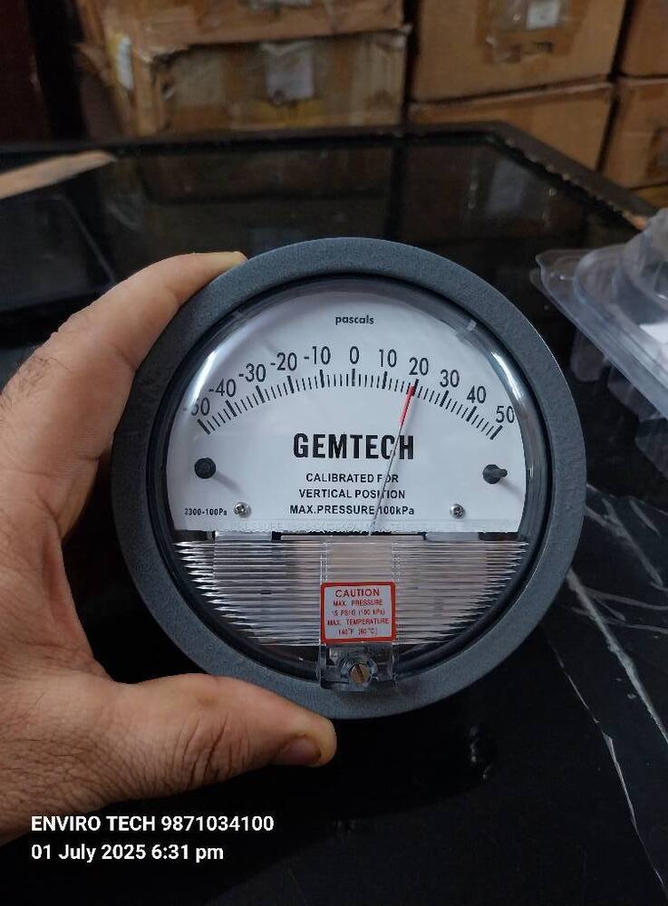 GEMTECH Differential Pressure Gauge Distributors In Jaipur Rajasthan