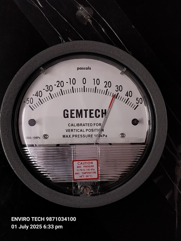 GEMTECH Differential Pressure Gauge Distributors In Jaipur Rajasthan