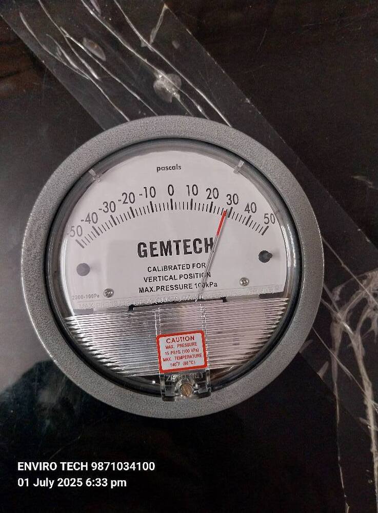 GEMTECH Differential Pressure Gauge In Peenya Industrial Area Bengaluru Karnataka