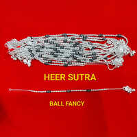 Ball Fancy Anklet - Color: Silver