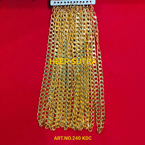 ART NO 240 KDC Gold Plated Chain