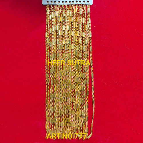 ART NO 777 Gold Plated Chain