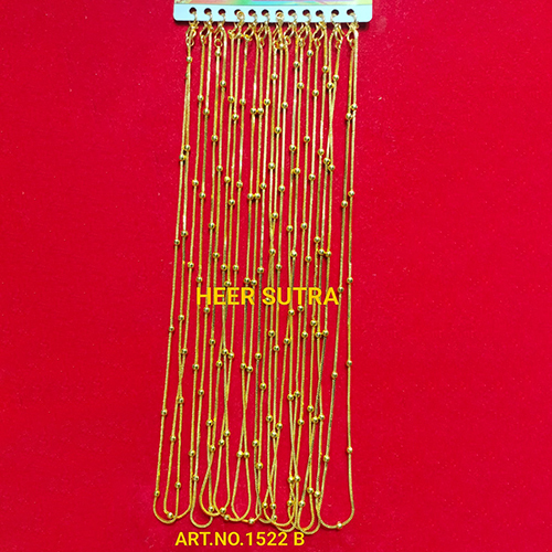 ART NO 1522 B Gold Plated Chain