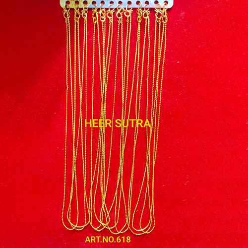 ART NO 618 Gold Plated Chains