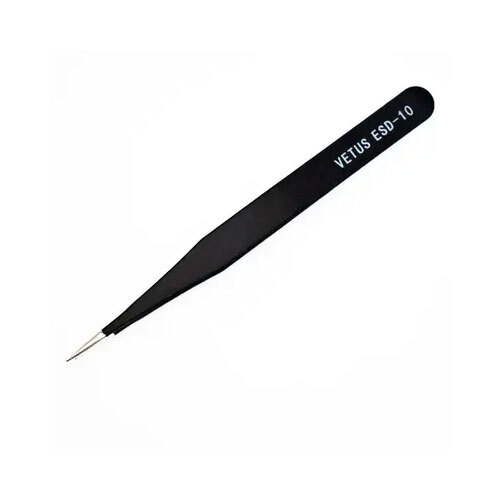 ESD-10 Anti-Static Stainless Steel Tweezer