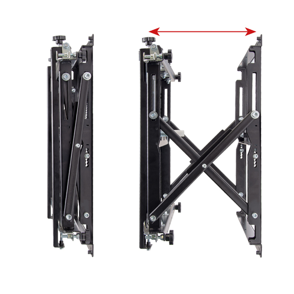 Push Pull Video Wall Bracket - Color: White