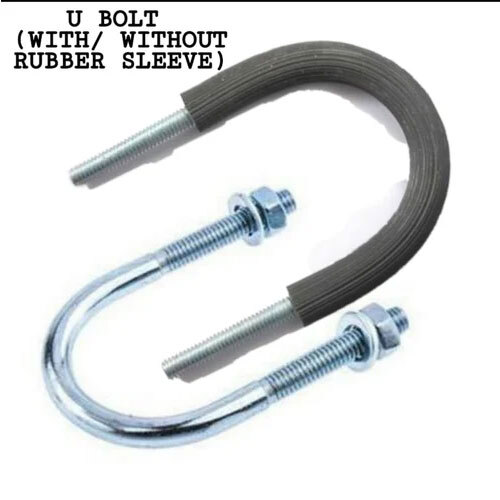 U Bolt Rubber Sleeve - Color: Steel