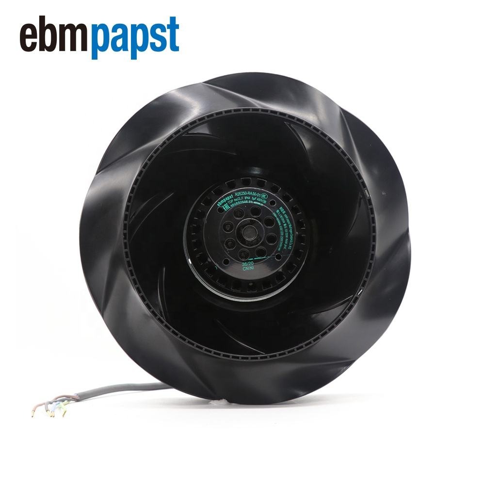 ebmpapst R2E250-RA50-01 R2E250-AS47-05 HVAC Electrical Power Unit Precision Air Conditioner Converter Centrifugal Cooling Fan