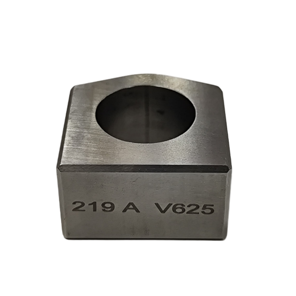 Constanta 219A Block - Alloy, Customized Size, Gray | CNC Technology, Coated Surface Treatment, Precision-Engineered for Teabag Packing Machines