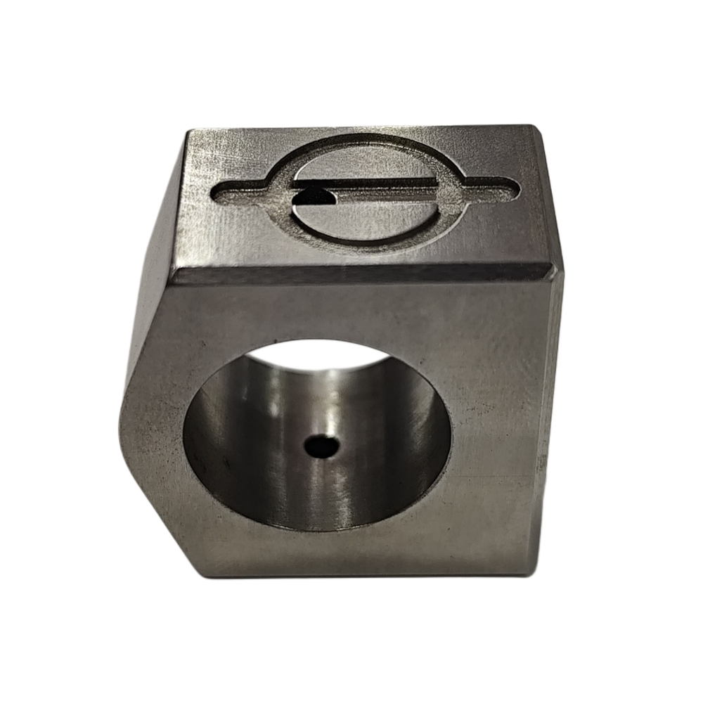 Constanta 219a Block - Alloy, Customized Size, Gray | Cnc Technology, Coated Surface Treatment, Precision-engineered For Teabag Packing Machines