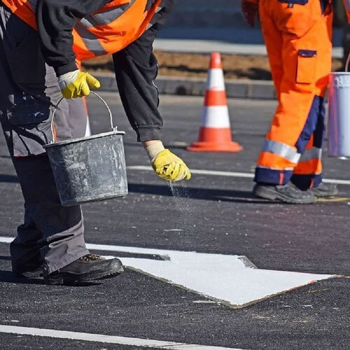 Thermoplastic Road Marking Paint Service