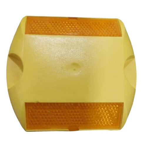 Yellow Reflective Road Stud - Material: Abs Body