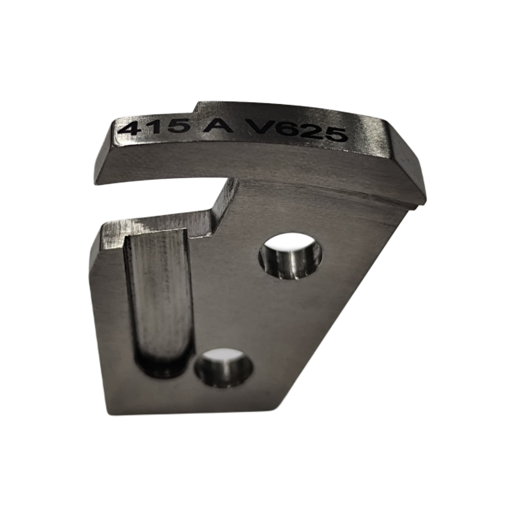 Constanta 415A Guide Plate - Alloy, Customized Size, Gray | CNC-Machined, Coated for Increased Durability, Precision-Engineered for Teabag Packing Efficiency