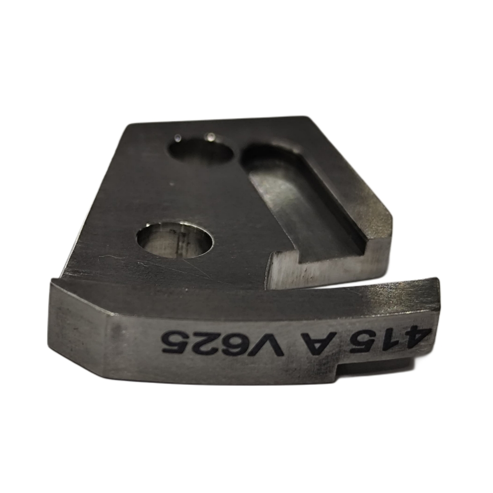 Constanta 415a Guide Plate - Alloy, Customized Size, Gray | Cnc-machined, Coated For Increased Durability, Precision-engineered For Teabag Packing Efficiency