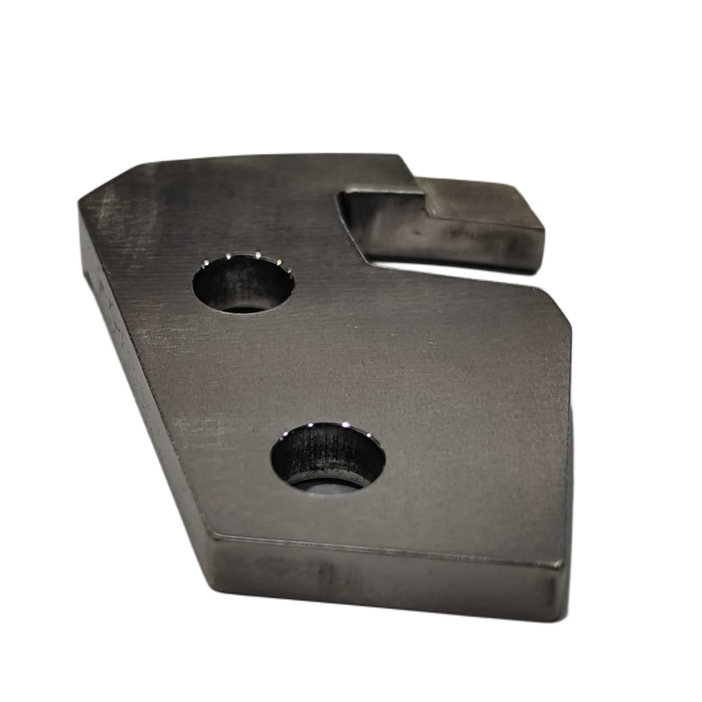 Constanta 415a Guide Plate - Alloy, Customized Size, Gray | Cnc-machined, Coated For Increased Durability, Precision-engineered For Teabag Packing Efficiency