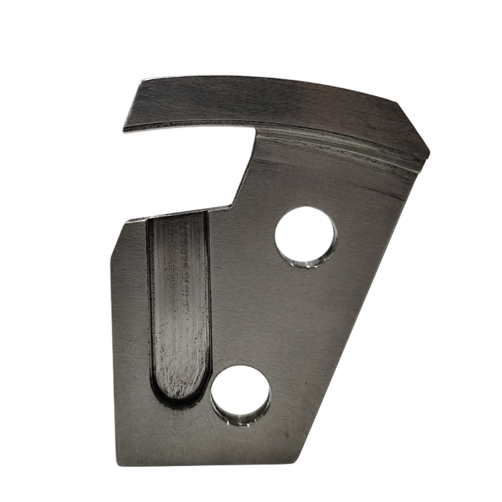 Constanta 415a Guide Plate - Alloy, Customized Size, Gray | Cnc-machined, Coated For Increased Durability, Precision-engineered For Teabag Packing Efficiency