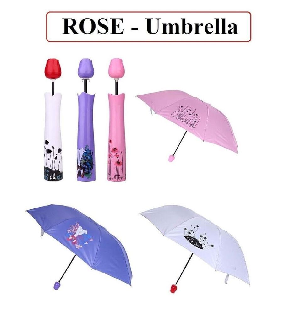 Rose Shape Bottle Umbrella