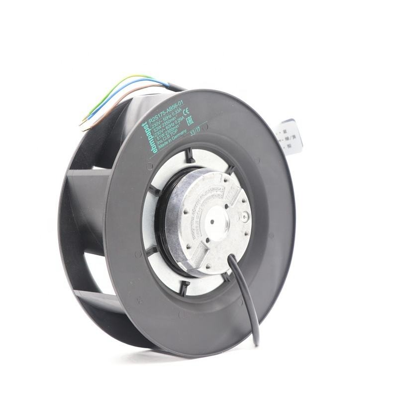 ebmpapst R2S175-AB56-01 175x69mm 230V AC 53W 0.33A 2350RPM Ball Bearing Spindle Servo Motor Centrifugal Cooling Fan
