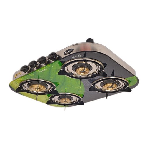 4 Burner Glass Elegant Digital Gas Stove