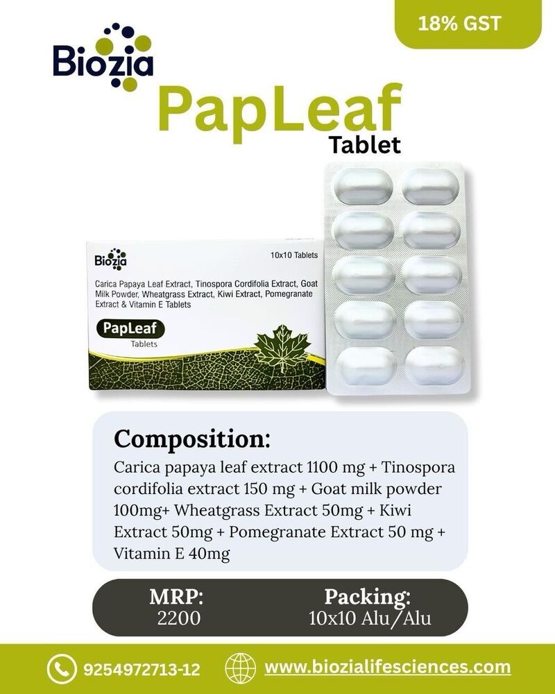 Papleaf Tablet - Drug Type: General Medicines
