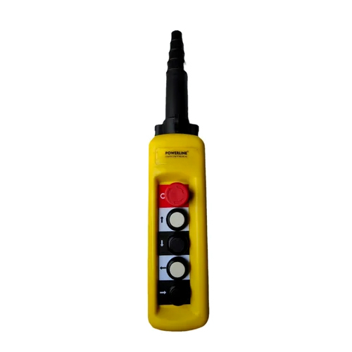 15A Pendant Push Button - Color: Yellow