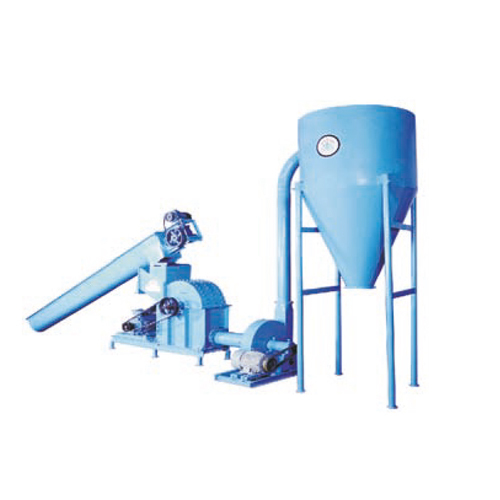 Hammer Mill Metal Combo Crusher Machine - Color: Blue Paint Coated