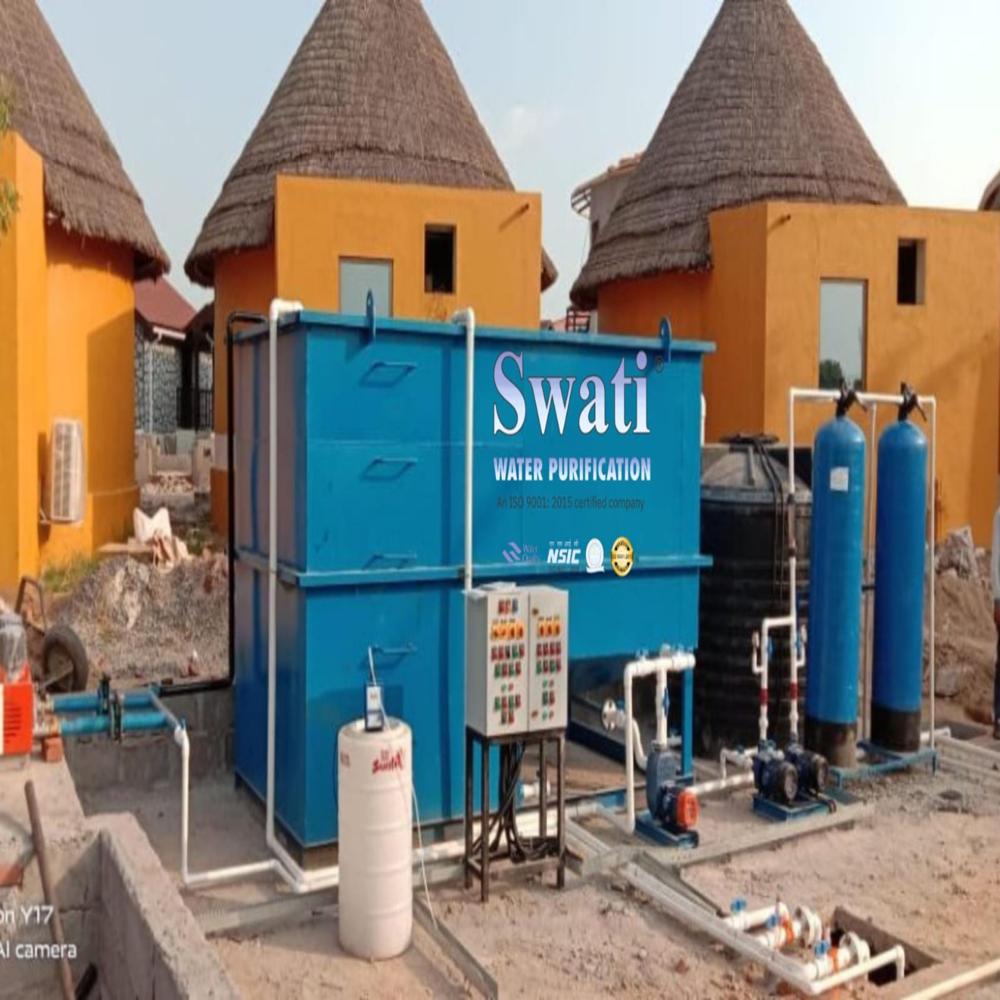 Stp Plant - 50 Kiloliter/day Capacity | Full Automatic, Mbbr/mbr/sbr Technology, Electric Drive, Prefabricated Design, Ms Material, 50 M3/day Flow Rate, 340 Volt, 1-year Warranty