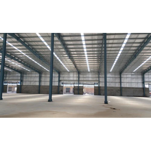 Industrial Shed With Crane Gantry - Color: As Per Requirement