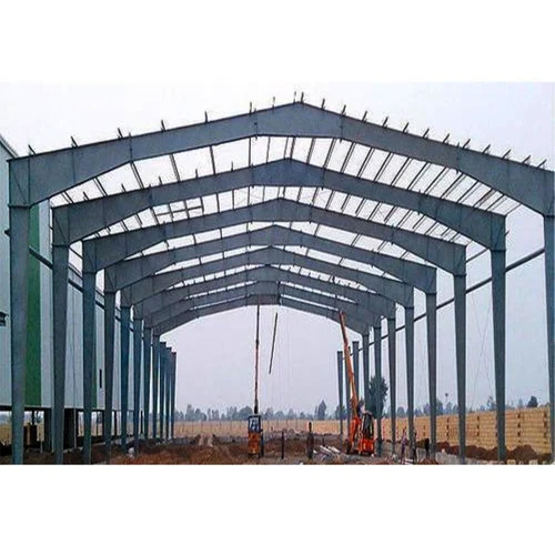 Prefab Steel Industrial Sheds - Color: As Per Requirement