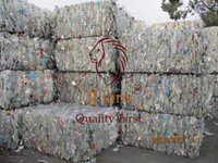 PET  bottle on bales contain35-40%trays scrap