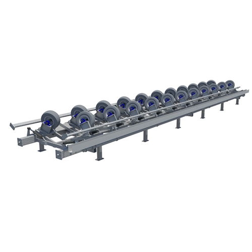 Pipe coating conveyor