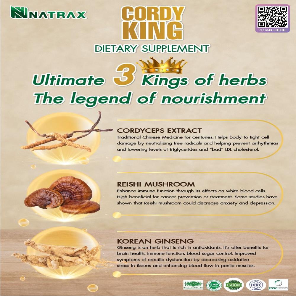 NATRAX Cordy King Dietary Supplement