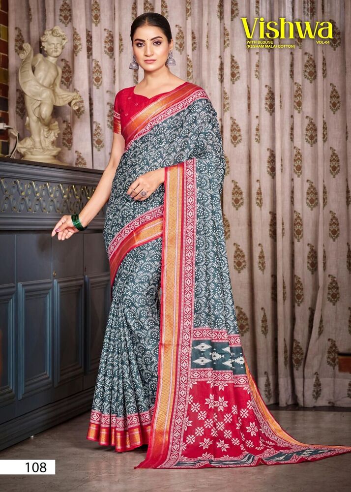 Lakhani Vishwa Vol-04  Cotton Sarees