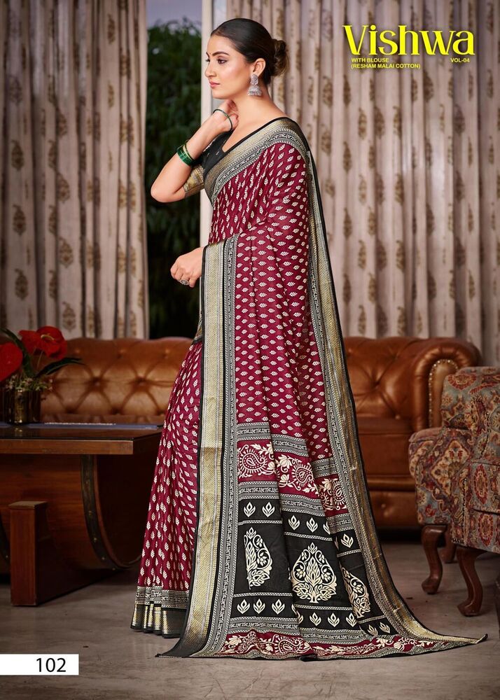 Lakhani Vishwa Vol-04  Cotton Sarees