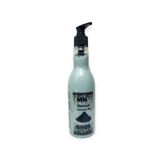 400Ml Mn Plus Charcoal Cleansing Milk - Ingredients: Minerals