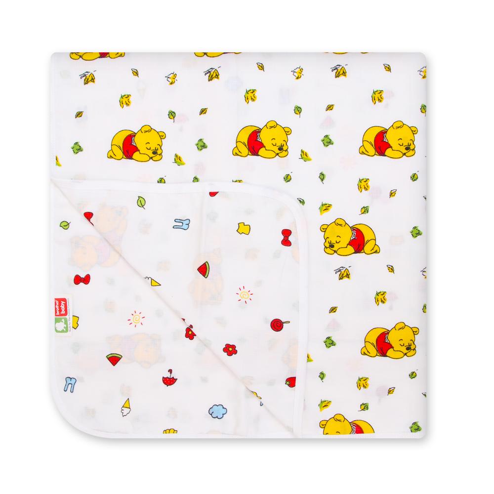Organic Cotton Muslin Blanket (Reversible)