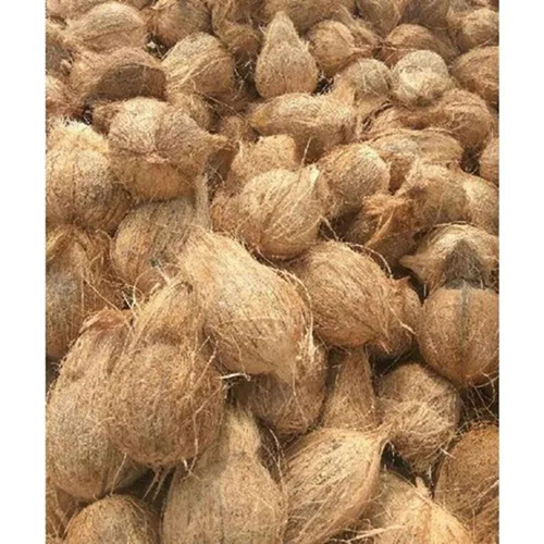 Semi Husk Coconut - Organic Whole Coconuts , Dried With Customizable Sizes And Weights, Brown Color For Versatile Culinary, Cosmetic, And Industrial Uses