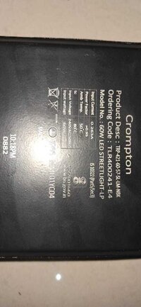 60W STREETLIGHT