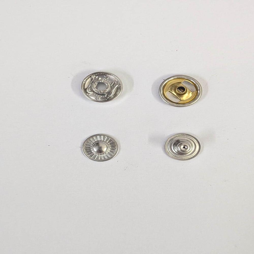 Ttk Vt5 Br Nickle Snap Button - Color: Silver