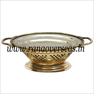 Golden Brass Snacks Warmer