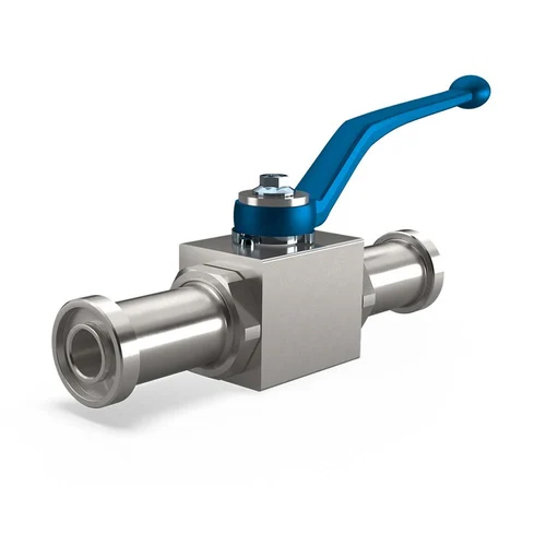 Stainless Steel Ball Valve - Color: Silver