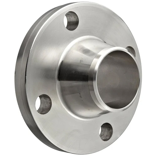 Weld Neck Flange - Color: Silver